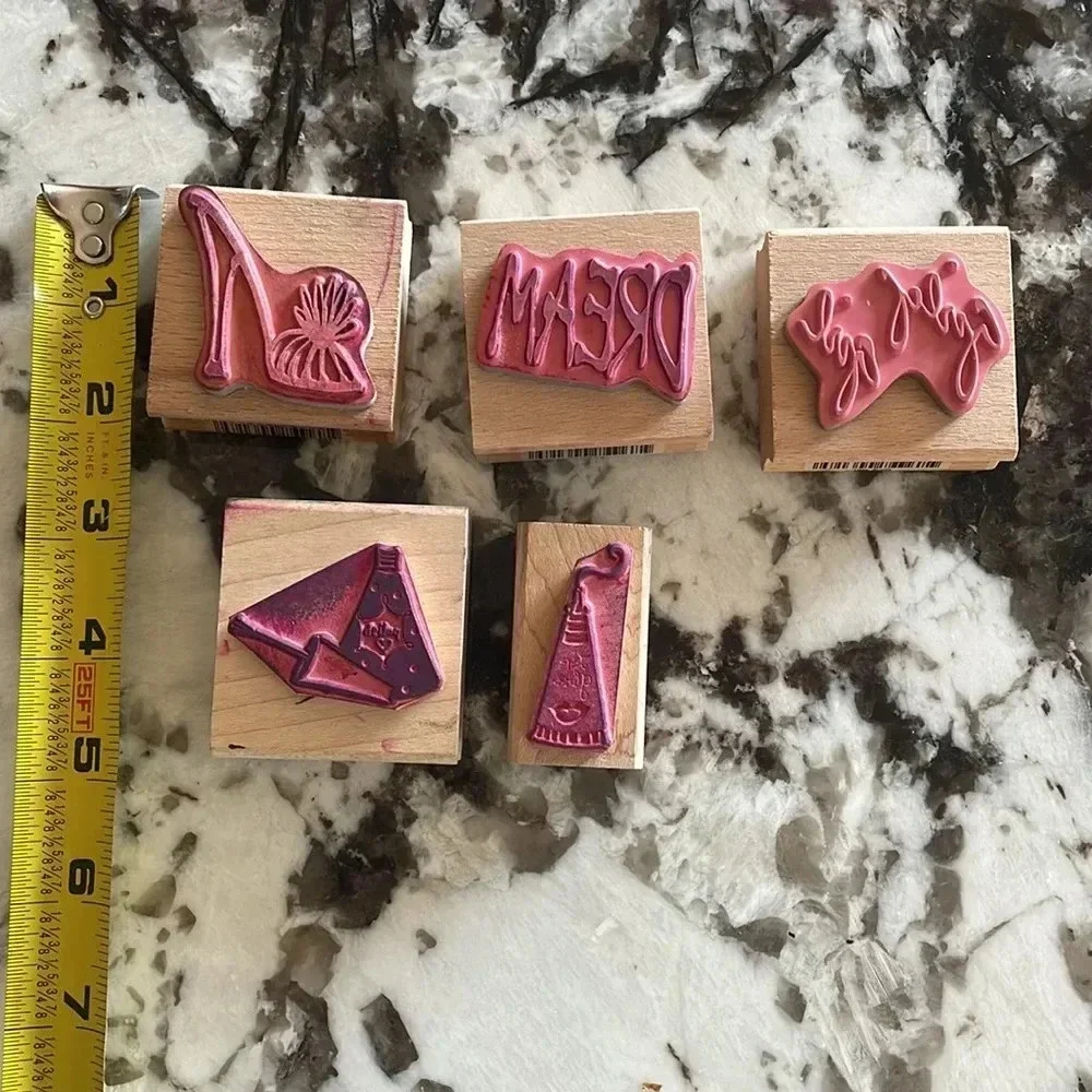 Girly Girl Rubber‎ Stamps